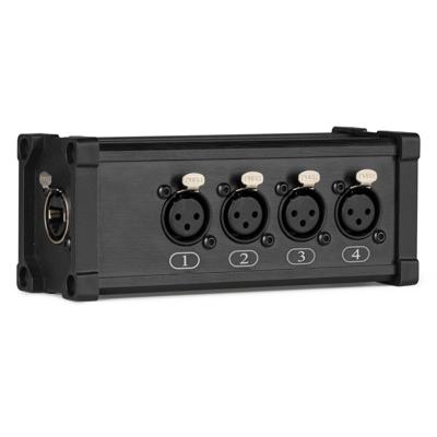 PD-Connex PD-Connex CX187 RJ45 to 4x XLR 3 pins Splitter Box