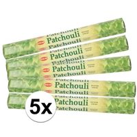 5x pakje wierook stokjes Patchouli - thumbnail