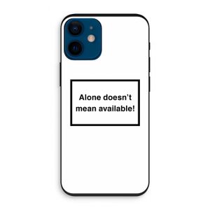 Alone: iPhone 12 mini Biologisch afbreekbaar hoesje