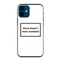 Alone: iPhone 12 mini Biologisch afbreekbaar hoesje