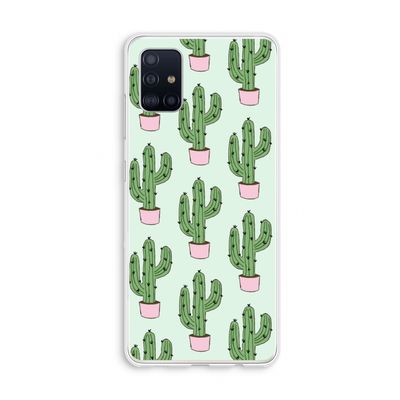 Cactus Lover: Galaxy A51 4G Transparant Hoesje