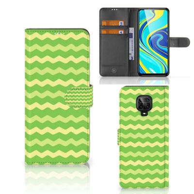 Xiaomi Redmi Note 9 Pro | Note 9S | Telefoon Hoesje | Waves Green