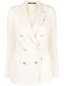 Tagliatore Blazer met krijtstreep - Beige