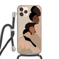Sweet creatures: iPhone 11 Pro Transparant Hoesje met koord