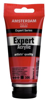Royal Talens Amsterdam Expert Series Acrylverf Tube 75 ml - Cadmiumrood Donker 306