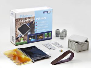 Gietmof Filobox T40 met giethars Filoform incl. lasdoos met 3 wartels M25 CB040103