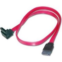 ASSMANN Electronic 2x SATA 7-pin, 0.5 m SATA-kabel 0,5 m Zwart, Rood - thumbnail