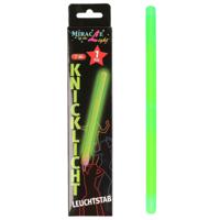 Neon glow in the dark party breaklights stick - groen - 20 cm