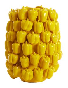 Light & Living Vaas 'Bellpepper' Keramiek, 47cm, kleur Geel