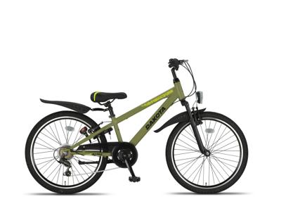 Altec Dakota MTB 24 Inch Jongens 7V V Brakes Legergroen