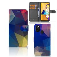 Samsung Galaxy M21 | M30s | Book Case | Polygon Dark Samsung Galaxy M21 | M30s | Book Case | Polygon Dark