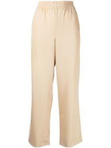 By Malene Birger pantalon en laine à coupe droite - Marron