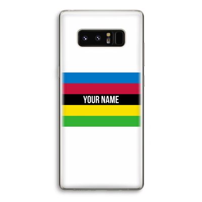 WK Wielrennen: Samsung Galaxy Note 8 Transparant Hoesje WK Wielrennen: Samsung Galaxy Note 8 Transparant Hoesje
