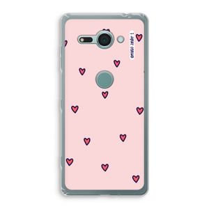 Hartjes: Sony Xperia XZ2 Compact Transparant Hoesje