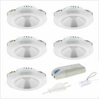 5 LED inbouwspot 2.3W 2700K 180 lumen dimbaar Lumiko Malabo