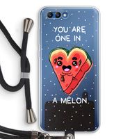 One In A Melon: Honor 10 Transparant Hoesje met koord