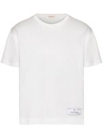 Valentino Garavani t-shirt en coton à patch logo - Blanc