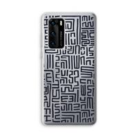 Moroccan Print: Huawei P40 Transparant Hoesje