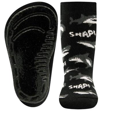 Ewers antislip sokken Stoppi softstep haai zwart-31-34