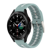Dot Pattern bandje - Groenblauw - Samsung Galaxy Watch 4 Classic - 42mm & 46mm - thumbnail