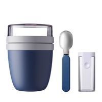 Mepal Ellipse - Lunchpot & Vouwlepel - 700 ml Nordic Denim - thumbnail