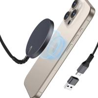 Mini Wireless Charger (HaloLock) - Black