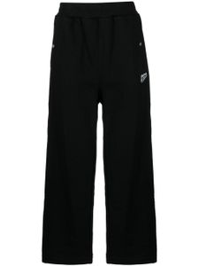 izzue pantalon de jogging à patch logo - Noir