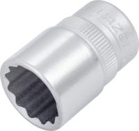HAZET Dopsleutel 880AZ-9/16 · 3/8 inch (10 mm) vierkant hol · Buitentwaalfkant tractieprofiel · SW 9/16?