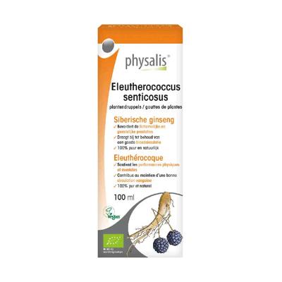 Physalis Plantendruppels Vloeibaar Eleutherococcus Senticosus 100ml Physalis Plantendruppels Vloeibaar Eleutherococcus Senticosus 100ml