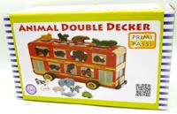 Jonotoys Prima passi dieren vormen dubbel dekker bus
