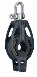 Harken 100mm Black Magic 1-schijfsblok Met Hondsvot Default