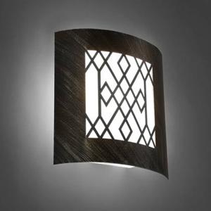 QAZQA Moderne buitenwandlamp roestbruin IP44 - Emmerald Classic