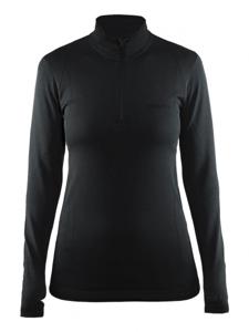 Craft Active Comfort Zip lange mouw ondershirt zwart/solid dames XL