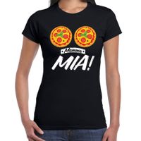 Mamma mia boobs t-shirt zwart dames 2XL  -