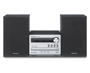 Panasonic SC-PM250EG-S Stereoset Bluetooth, CD, USB 2 x 10 W Zilver