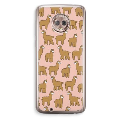 Alpacas: Motorola Moto G6 Transparant Hoesje