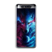 Where Light And Dark Meet: Samsung Galaxy A80 Transparant Hoesje