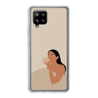 Fresh coffee: Samsung Galaxy A42 5G Transparant Hoesje