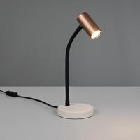 Trio TafellampTaryn design mokka bruin - R56851065