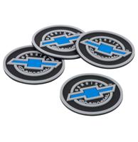 Genuine Chevrolet Rubberen Onderzetters - Set Van 4