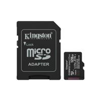 Micro SD geheugenkaart met adapter Kingston CANVAS Select Plus 128 GB