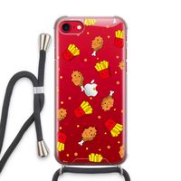 Chicken 'n Fries: iPhone SE 2020 Transparant Hoesje met koord