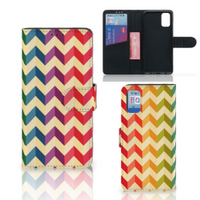 Samsung Galaxy A41 Telefoon Hoesje Zigzag Multi Color - thumbnail