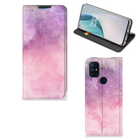 Bookcase OnePlus Nord N10 5G Pink Purple Paint