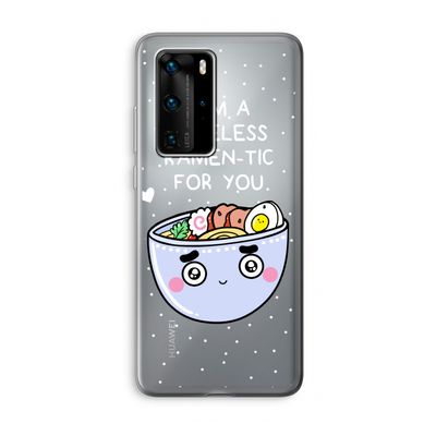I'm A Hopeless Ramen-Tic For You: Huawei P40 Pro Transparant Hoesje