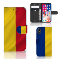 Apple iPhone X | Xs Bookstyle Case Roemenië - thumbnail