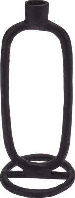 Candle Holder 24 cm Zwart - Nampook