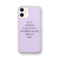 Relatief: iPhone 12 mini Transparant Hoesje