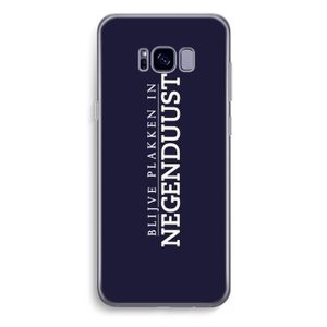 Blijve plakken in Negenduust: Samsung Galaxy S8 Plus Transparant Hoesje
