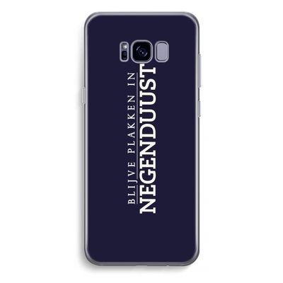 Blijve plakken in Negenduust: Samsung Galaxy S8 Plus Transparant Hoesje